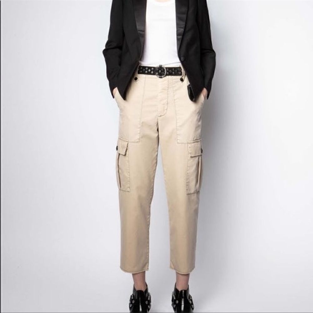 ZADIG & VOLTAIRE Pilote Bord Straight-leg Cargo Trousers